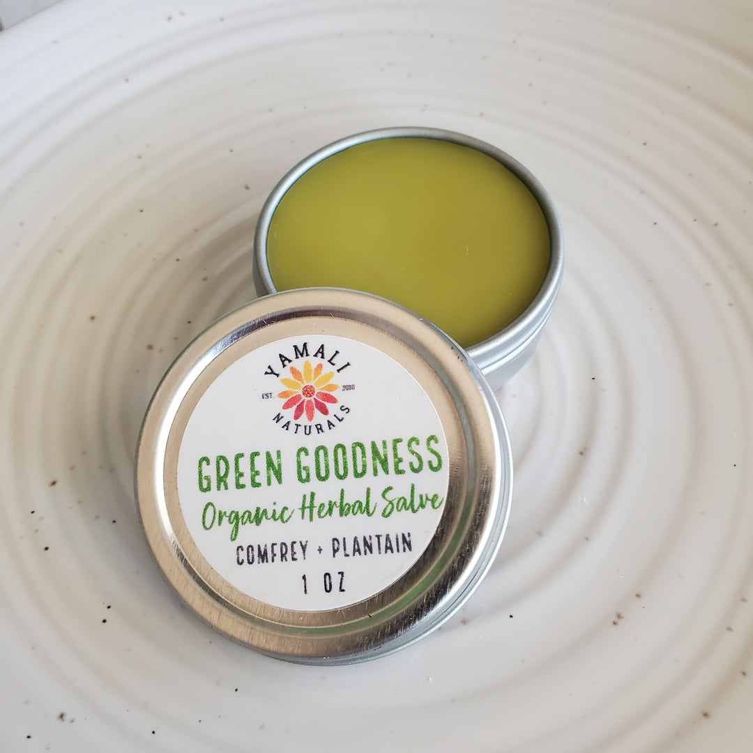 Green Goodness Herbal Salve - Small 1oz