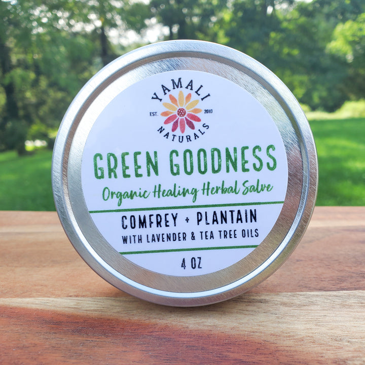 Green Goodness Herbal Salve - 4oz [more to come]