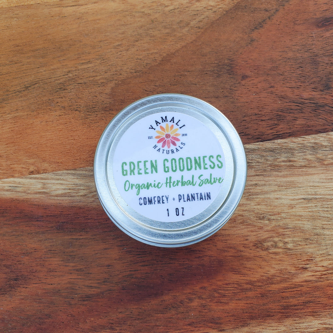 Green Goodness Herbal Salve - Small 1oz [more to come]