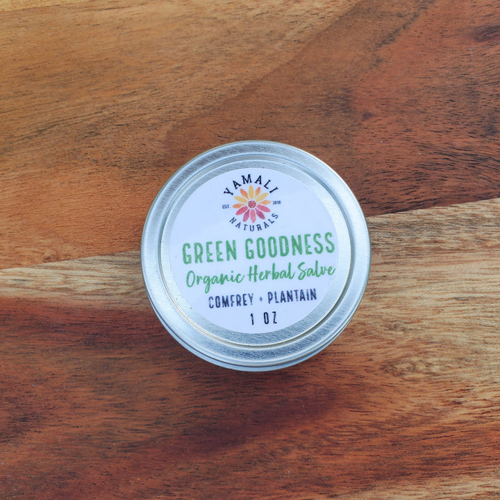 Green Goodness Herbal Salve - Small 1oz [more to come]