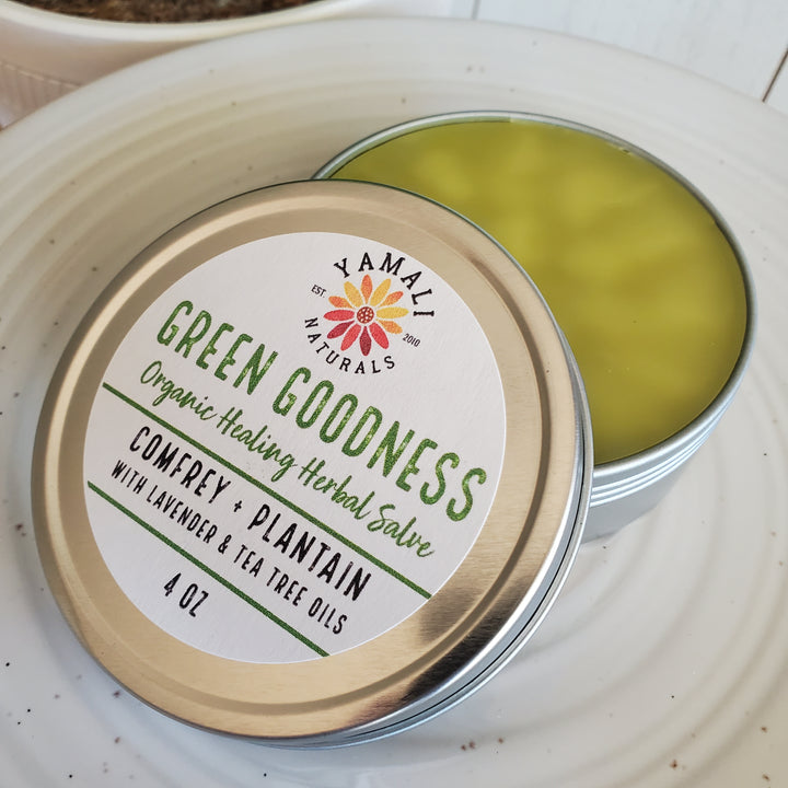 Green Goodness Herbal Salve - 4oz [more to come]